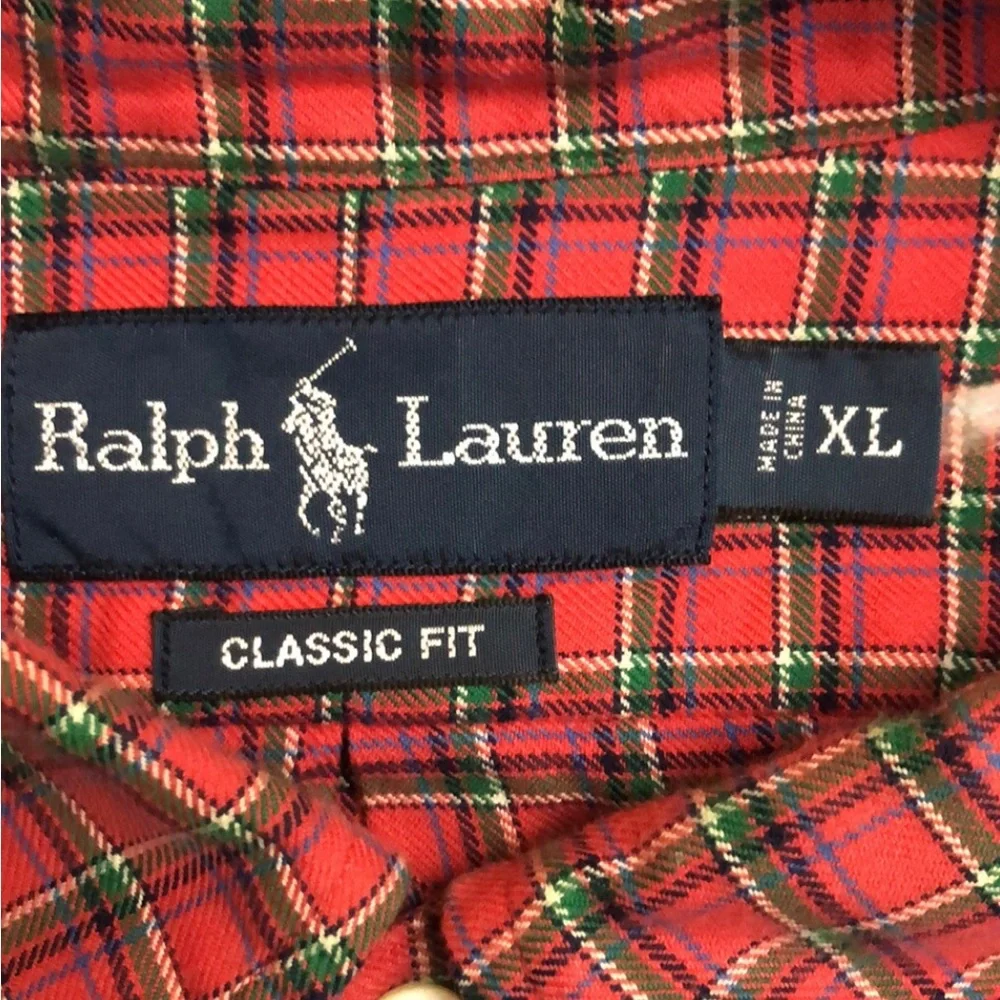 Polo Ralph Lauren Red Plaid Button Down
